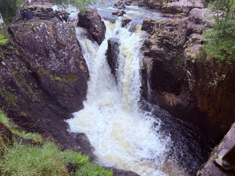 And a bigger one further along, the burn really moving
