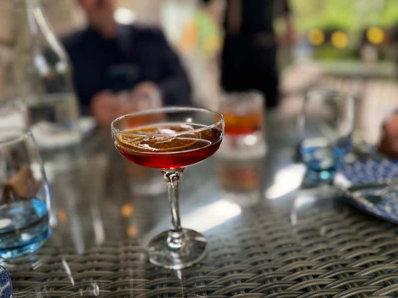 A cocktail to start the evening - say hello to a Rob Roy
