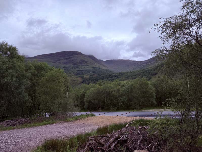 Coming out into the valley toward the end of the day