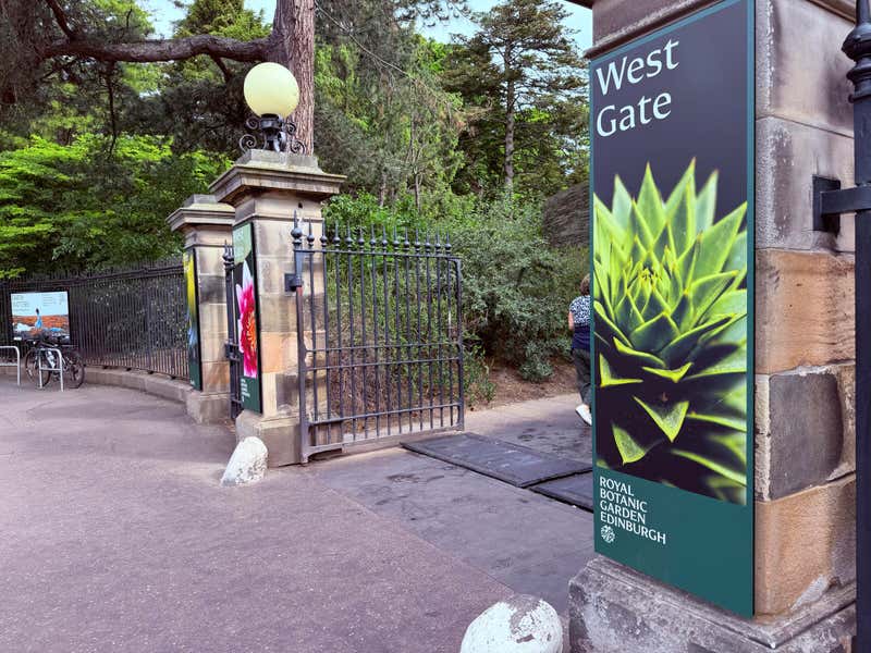 The West Gate at the Royal Botanic Garden Edinburgh
