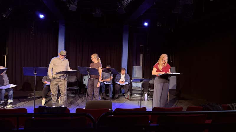Rehearsal at the Firehall Theatre