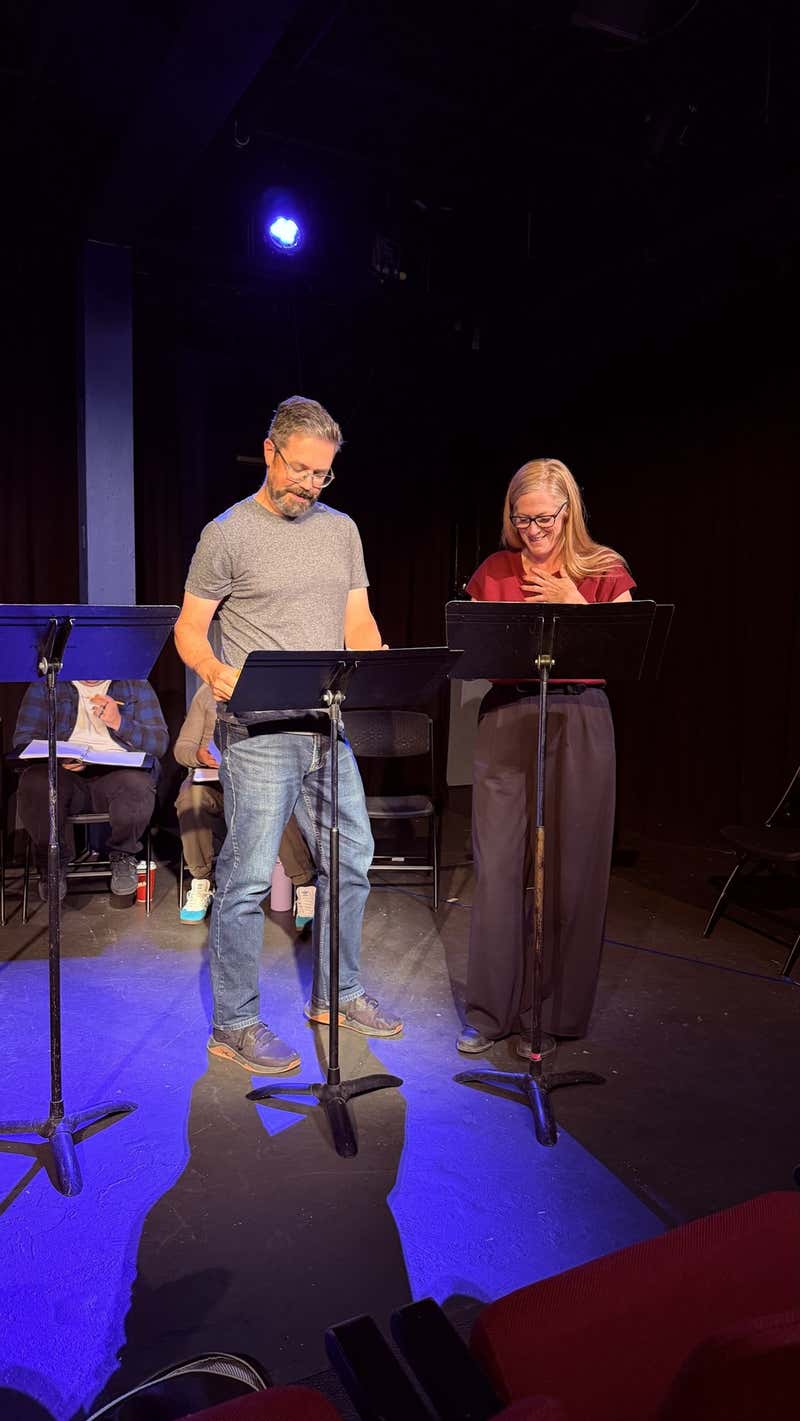 Rehearsal at the Firehall Theatre