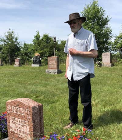 Real: Dad in his hat