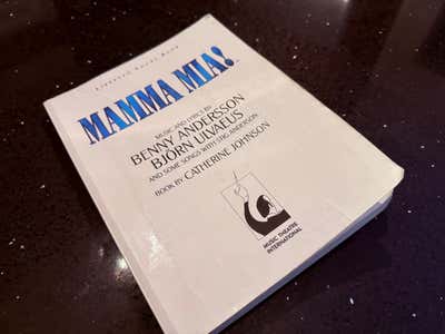 The libretto for Mamma Mia