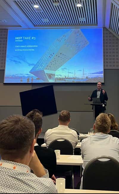 Presenting 'Hot Takes' at Boye Aarhus 23