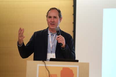 On stage at CMS Kickoff 25, St. Petersburg