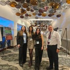 Student doctors at research event