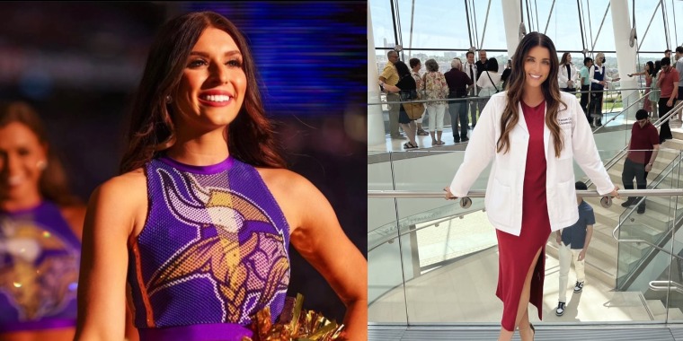 Bismarck woman's dream comes true after becoming Vikings cheerleader