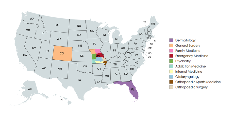 GME Program Map