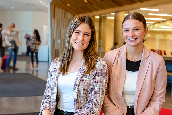 Taylor Stuteville (L) and Allison Sproles (R)