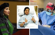 Deepa Halaharvi, DO, patient, surgeon and keynote speaker