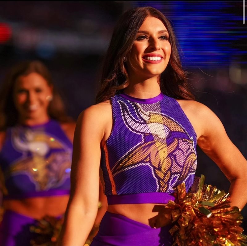 Bismarck woman's dream comes true after becoming Vikings cheerleader