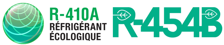 Logo de R-410A et R-454B