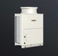 Mitsubishi Electric QAHV CO2 heat pump water heater unit.