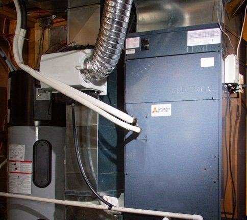 Mitsubishi Electric centrally ducted HVAC system