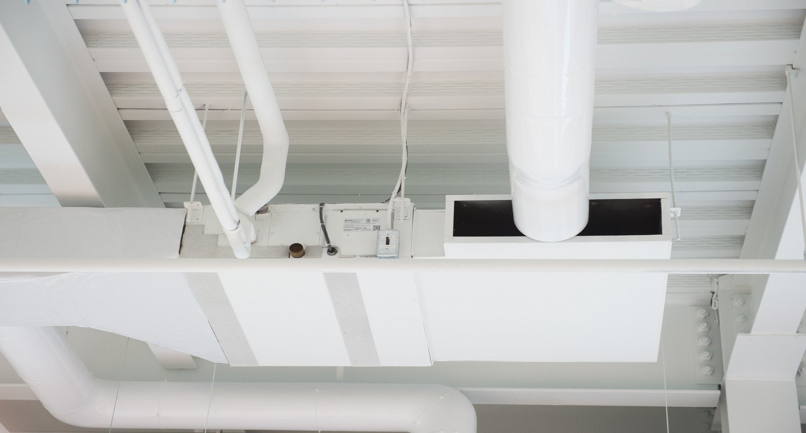 HVAC system inside the evolv1 office building