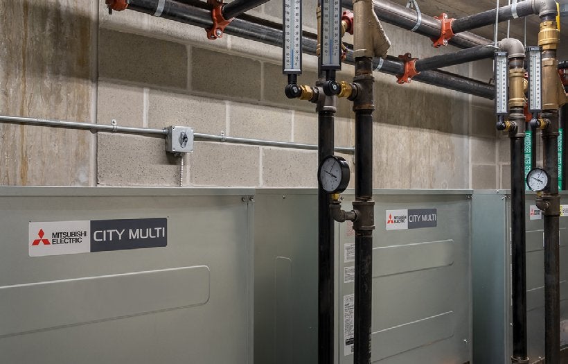 Mitsubishi Electric CITY MULTI water-source VRF equipment installed at Solo District