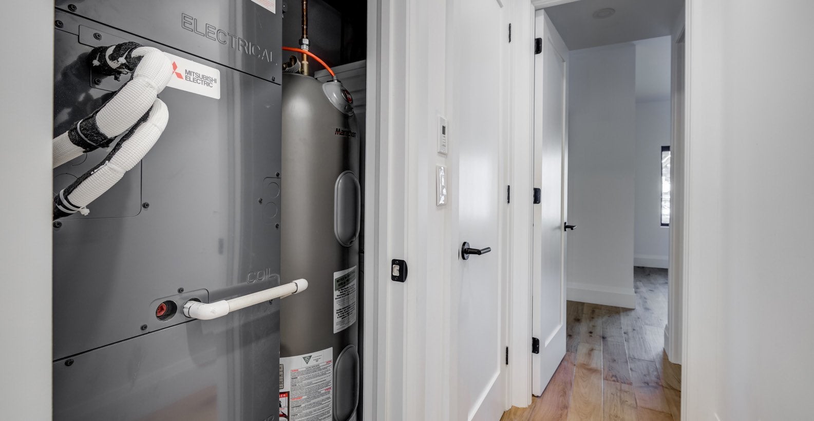 Mitsubishi Electric Zuba air handler installed in the Molson Triplex