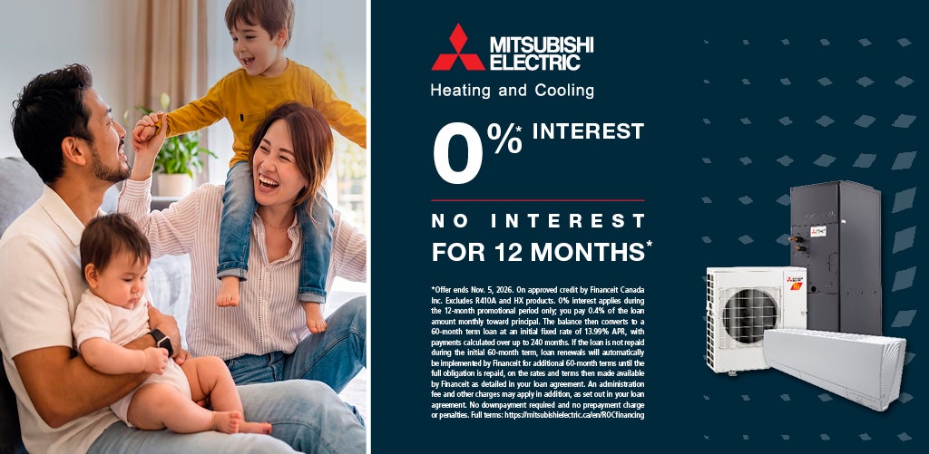 Financing promotion: 0% interest, no interest for 12 months