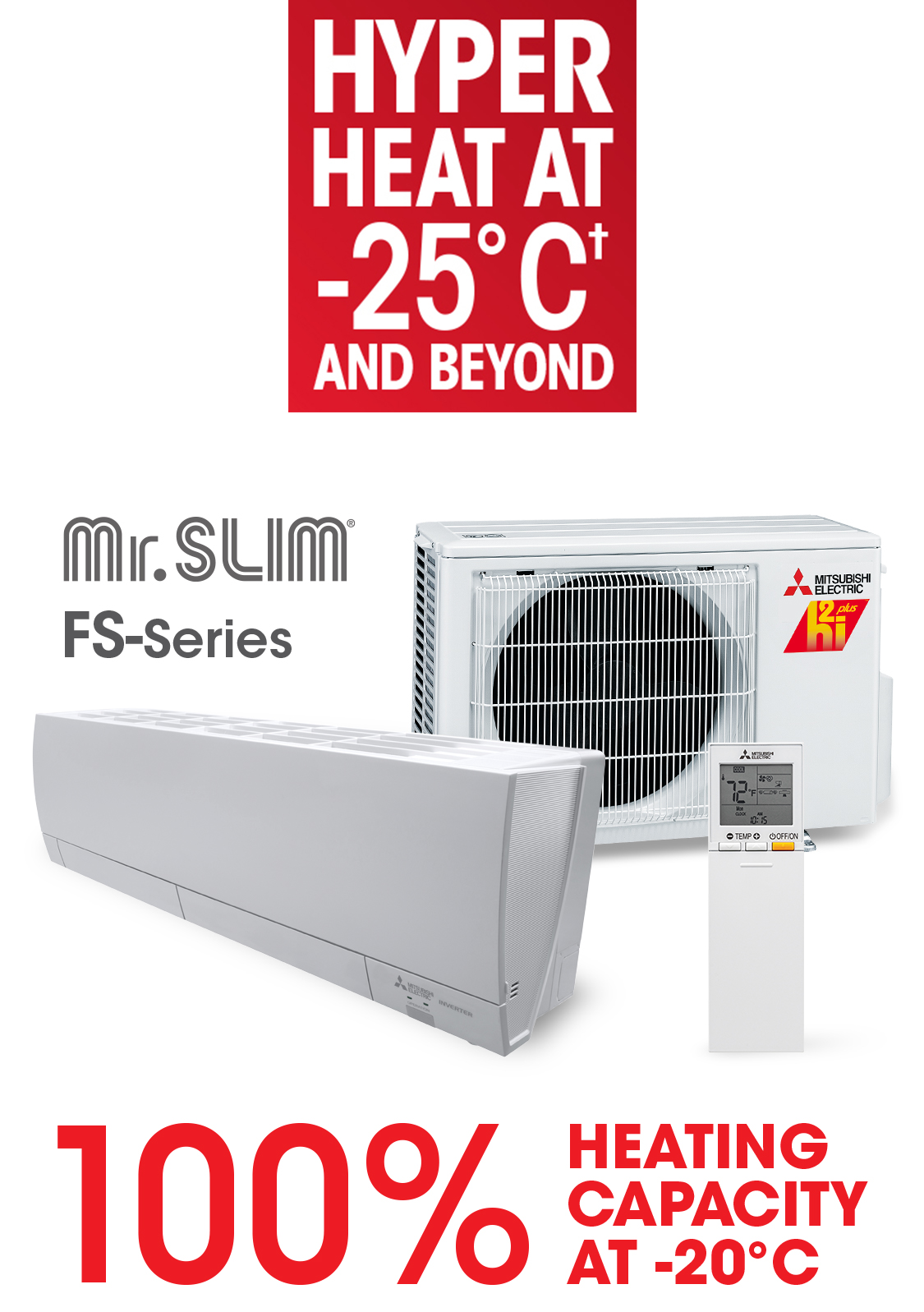 Mr.Slim FS Cold Climate Heat Pump | MESCA