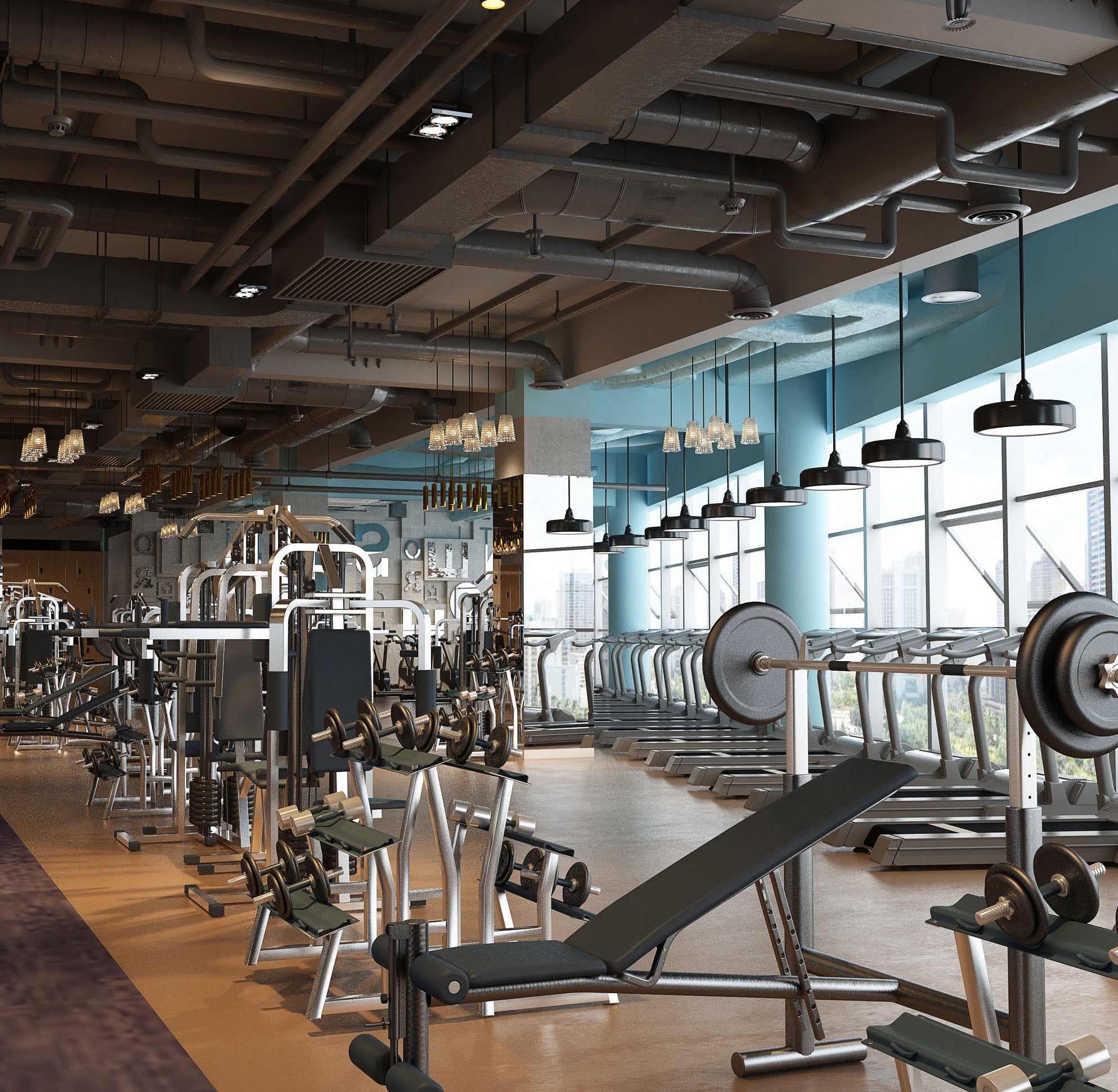 getty image of a gym