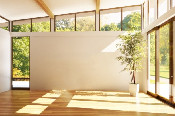 The inside of a home