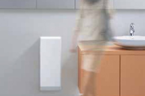 Jet Towel Slim – Une conception mince et élégante – Enjolive la salle des toilettes.