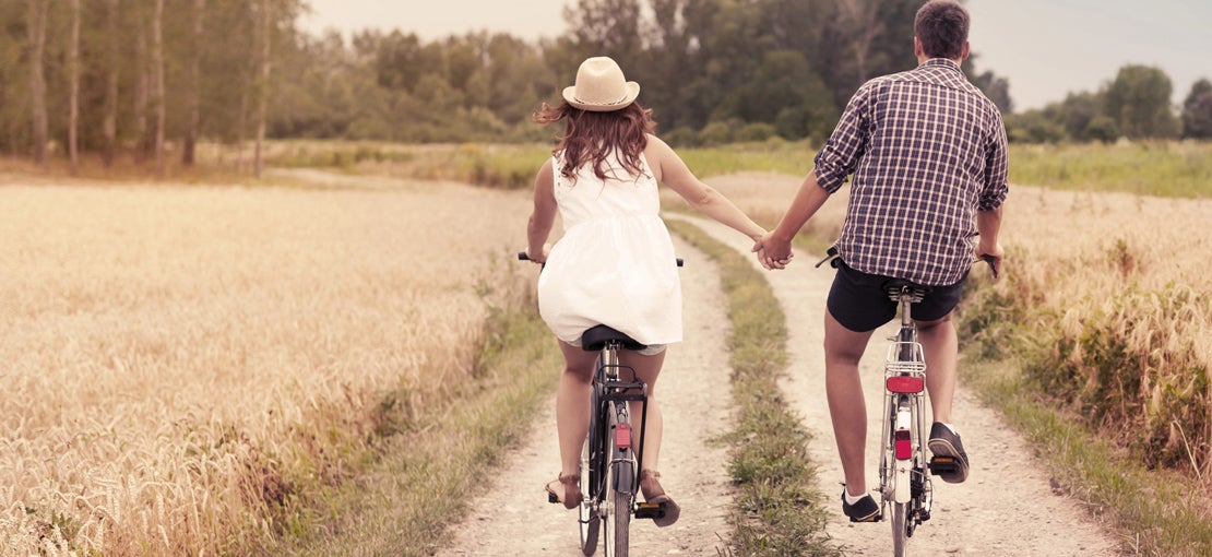 Couple Biking