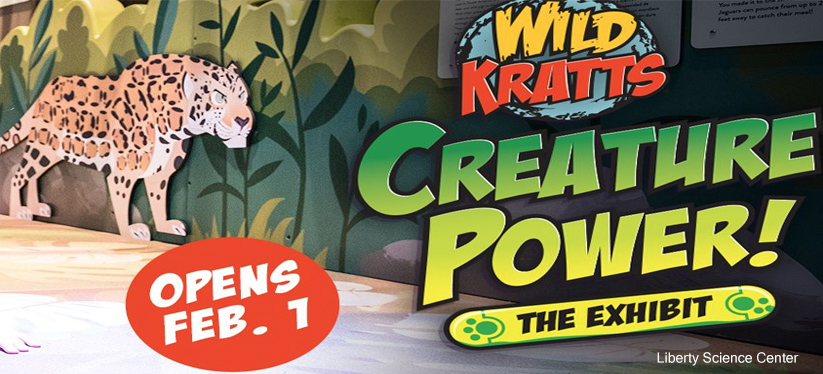 Wild Kratts exhibit at Liberty Science Center