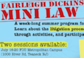 FDU offers summer mini law school for high school students