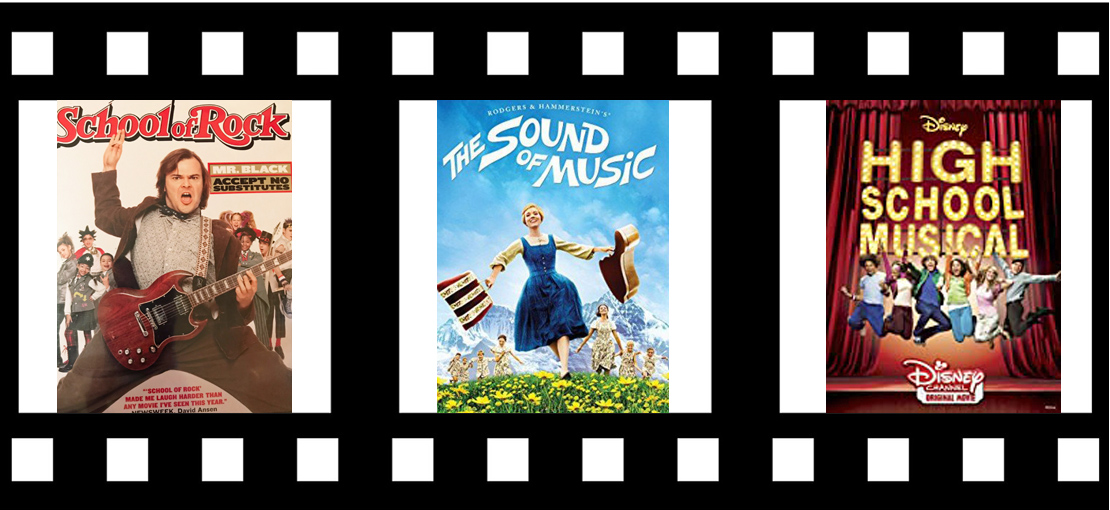 Family Musicals, School of Rock, Sound of Music, Disney's High School Musical