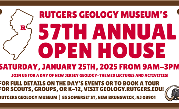 57th Annual Open House at Rutgers Geology Museum