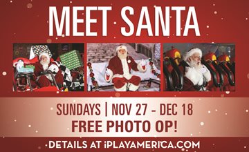 Meet Santa at iPlay America
