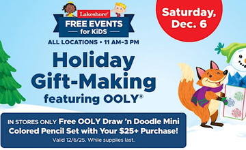 Free Kids Event: Holiday Gift-Making Featuring OOLY® (Hackensack)