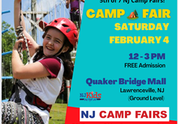 NJ Camp Fairs held at Quaker Bridge Mall
