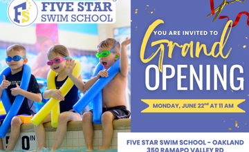 Grand Opening and Ribbon Cutting Ceremony at Five Star Swim School - Oakland NJ