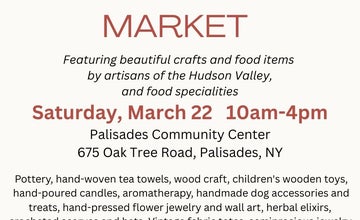Palisades Craft Makers' Market- March 22