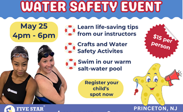 Water Safety Event - Five Star Swim School, Princeton, NJ