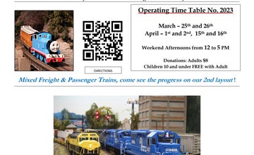10th Annual Spring Model Train Show at Garden State Model Railway Club