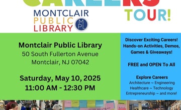 Career Carnival for Kids “All Careers Tour” Arrives at Montclair Public Librar