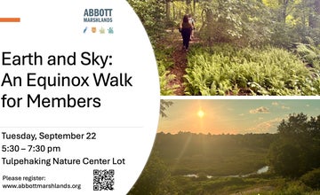 Earth and Sky: An Equinox Walk for Members at Tulpehaking Nature Center