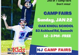 NJ Camp Fairs held at Oak Knoll School in Summit