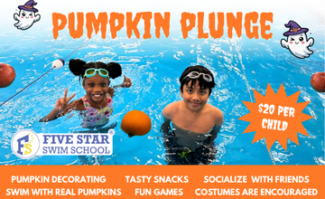 Pumpkin Plunge at Five Star Swim School (East Hanover & Oakland, NJ)