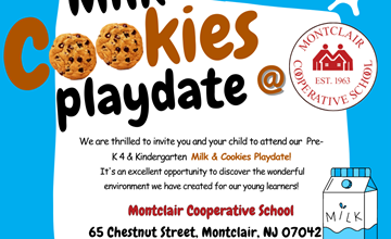 Milk and Cookies Playdate @ Montclair Cooperative School