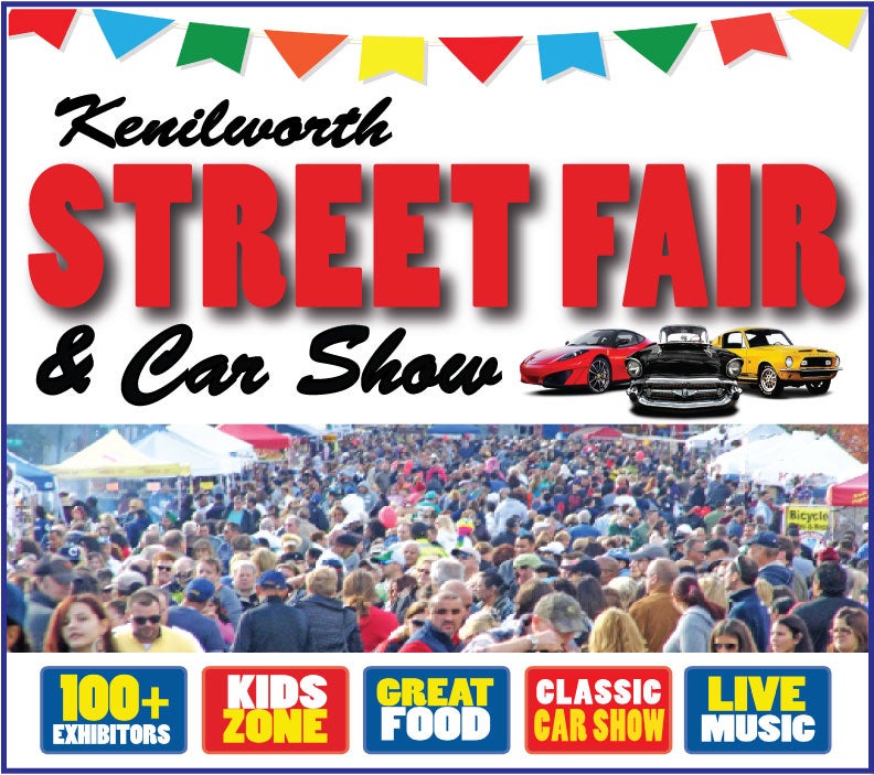 Kenilworth Street Fair with Classic Cars NJ Kids
