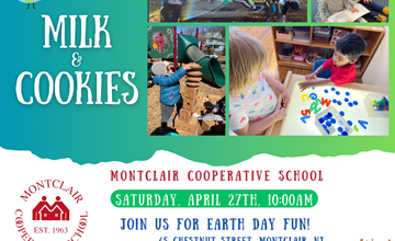 Earth Day Milk and Cookies at Montclair Cooperative School