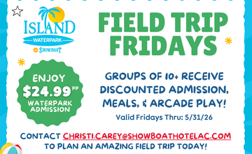 Friday Field Trips at Island Water Park AC