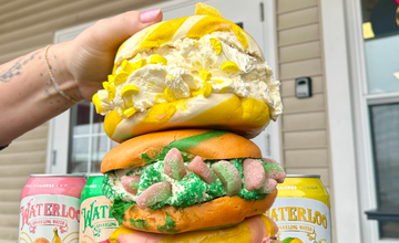 The Bagel Nook x Waterloo Sparkling Water Collaboration