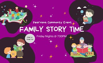Friday Night Family Story Time-Fearvana Yoga-Kenilworth