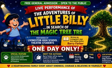 The Adventures of Little Billy: Live on Stage - FREE, 1-Day Performance at Livingston High School